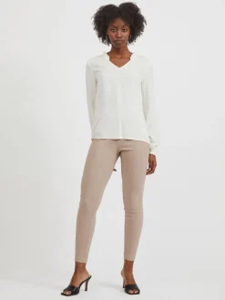 Vila Hosen*URA LOU HW 7/8 LEGGINGS - NOOS Cement