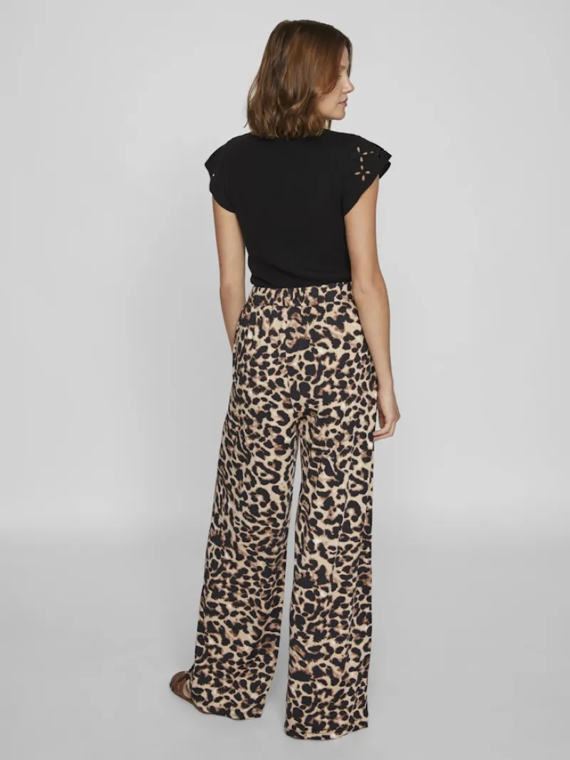 Vila Hosen*VILEOA RW WIDE PANTS - NOOS Black