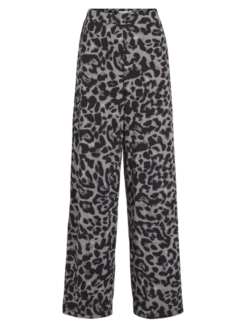 Vila Hosen*VILEOA RW WIDE PANTS - NOOS Glacier Gray