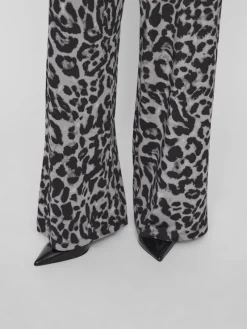 Vila Hosen*VILEOA RW WIDE PANTS - NOOS Glacier Gray