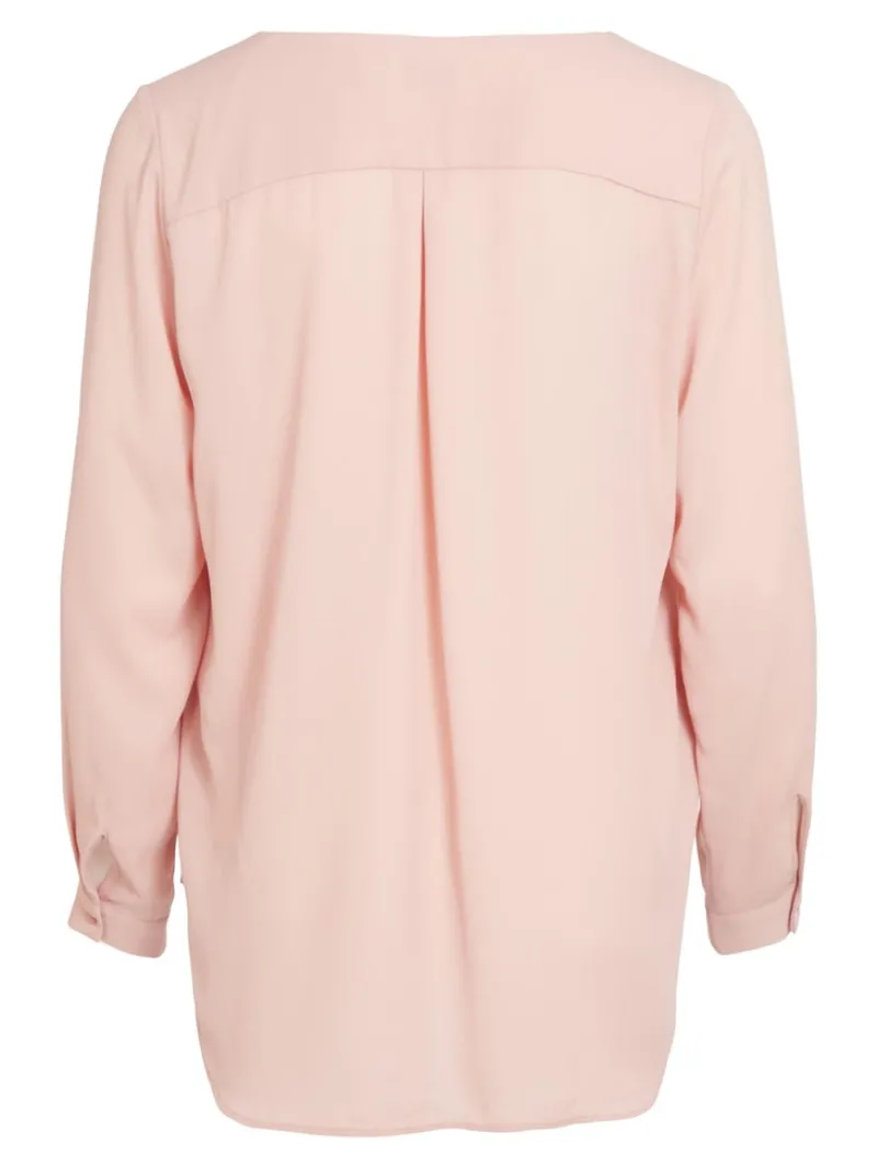 Vila Blusen*VILUCY L/S SHIRT - NOOS hellrosa1