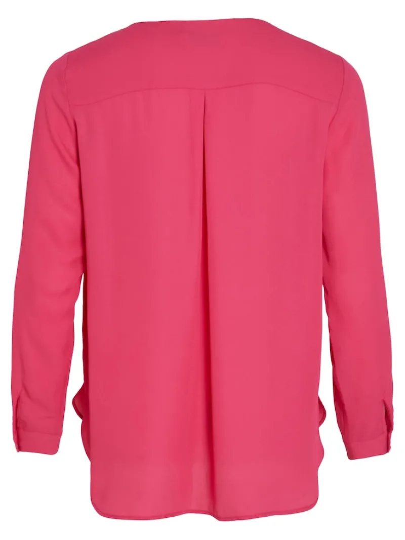 Vila Blusen*VILUCY L/S SHIRT - NOOS pink yarrow