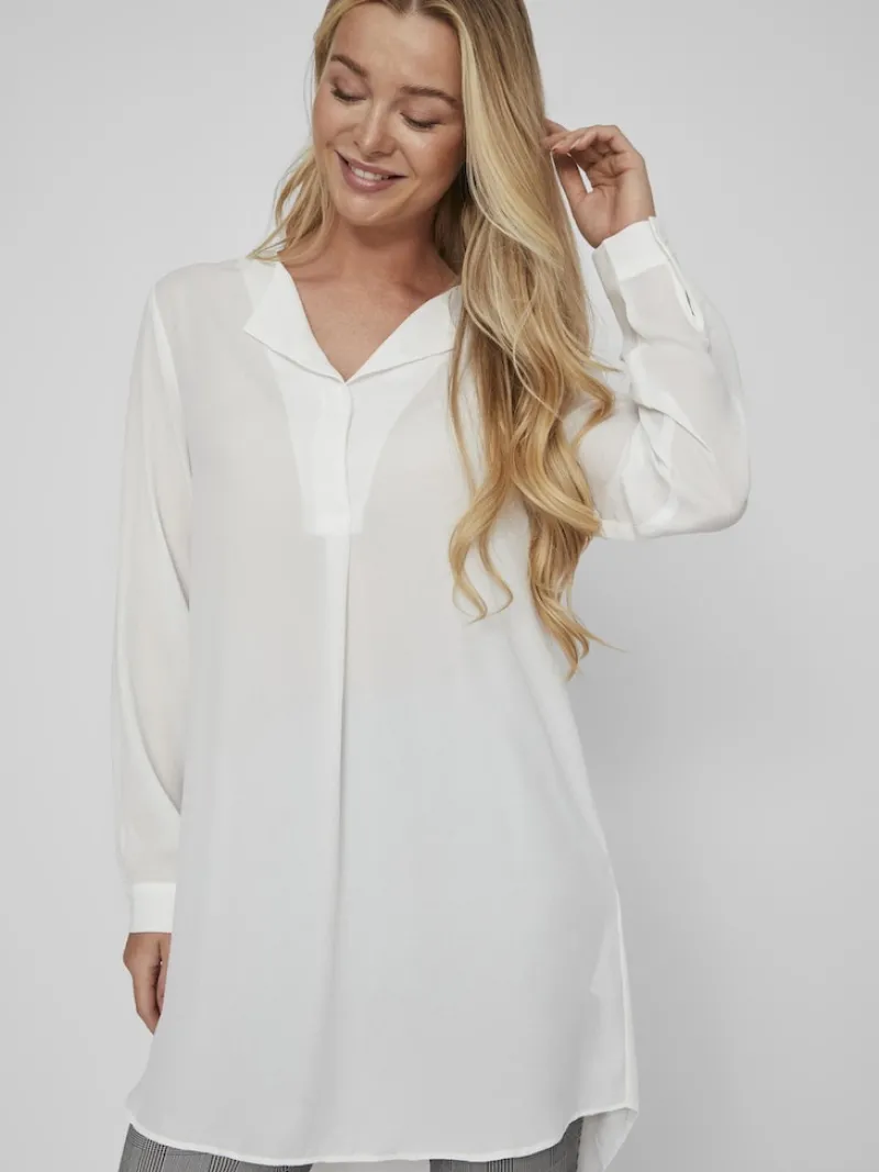 Vila Blusen*VILUCY L/S TUNIC - NOOS Snow White