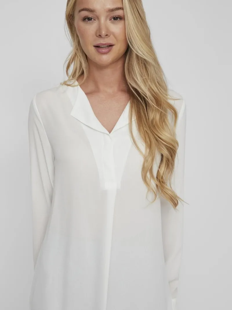 Vila Blusen*VILUCY L/S TUNIC - NOOS Snow White