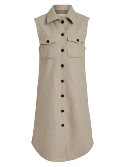 Vila Pullover & Sweatshirts*VIMALUKA VEST birch