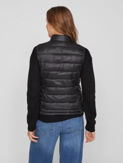 Vila Westen*VIMINSK SHORT WAISTCOAT Black