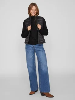 Vila Westen*VIMINSK SHORT WAISTCOAT Black