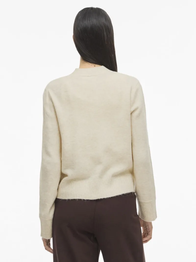 Vila Pullover & Sweatshirts*VIMIRAZ V-NECK L/S KNIT CARDIGAN/PB birch