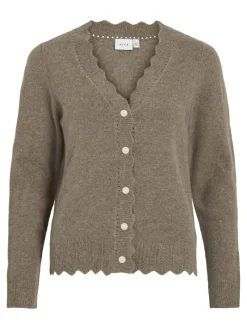Vila Pullover & Sweatshirts*VINIKOLINA V-NECK L/S KNIT CARDIGAN Falcon