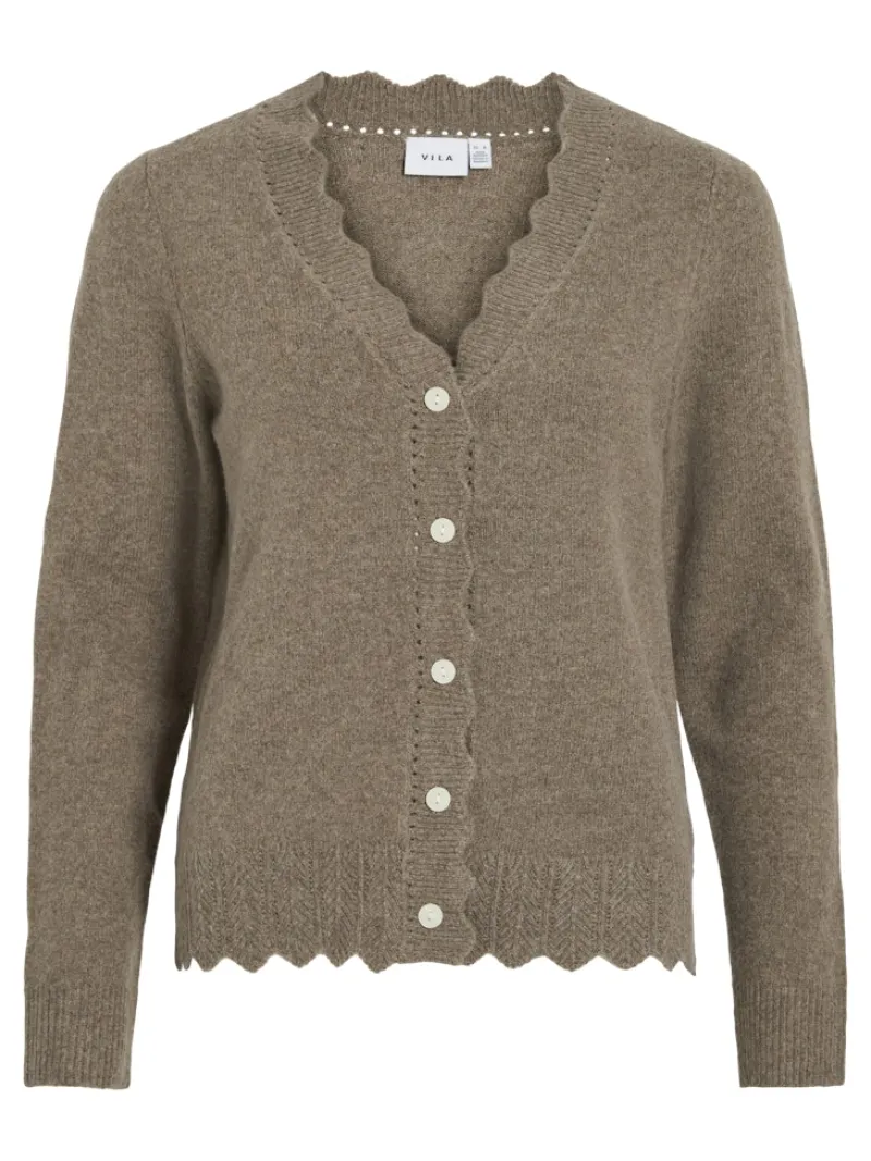 Vila Pullover & Sweatshirts*VINIKOLINA V-NECK L/S KNIT CARDIGAN Falcon