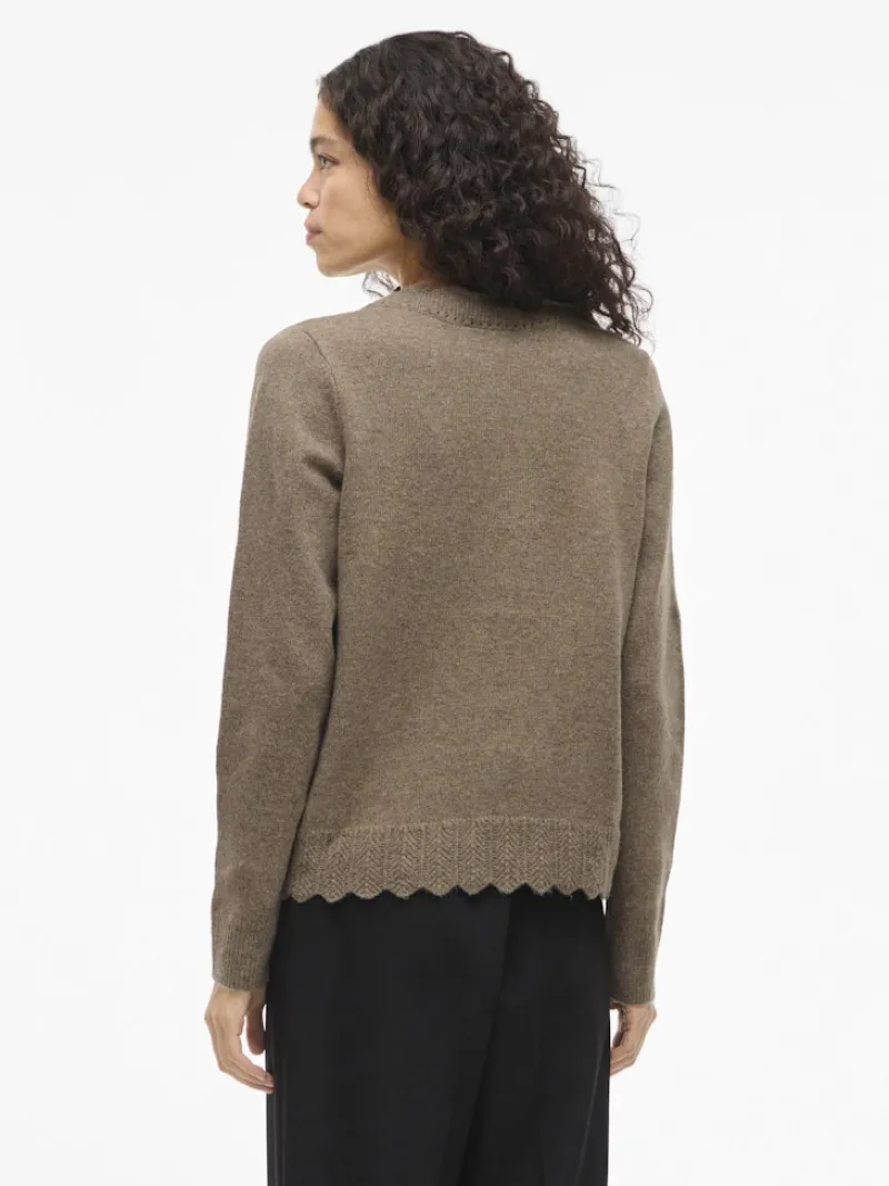 Vila Pullover & Sweatshirts*VINIKOLINA V-NECK L/S KNIT CARDIGAN Falcon