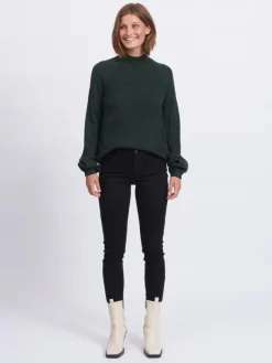 Vila Pullover & Sweatshirts*VIOA TURTLENECK L/S KNIT TOP Darkest Spruce