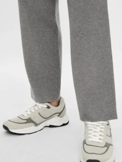 Vila Hosen*VIOLIVIE RW 7/8 KNIT PANT/SU Medium Grey Melange