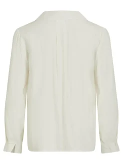 Vila Blusen*VIPALLI L/S TOP/PB whisper white