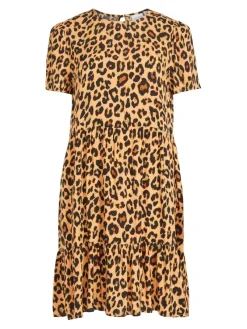 Vila Kleider*VIPAYA S/S DRESS Butterum-LEO