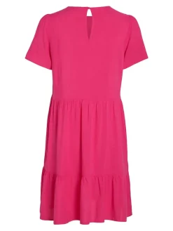 Vila Kleider*VIPAYA S/S DRESS pink yarrow