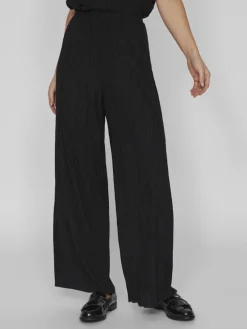 Vila Hosen*VIPLISA HW LOOSE PANTS - NOOS black beauty