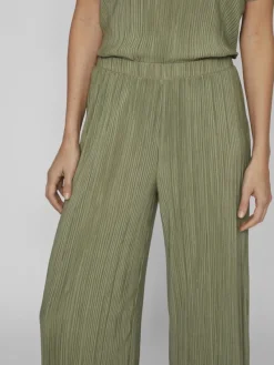 Vila Hosen*VIPLISA HW LOOSE PANTS - NOOS oil green