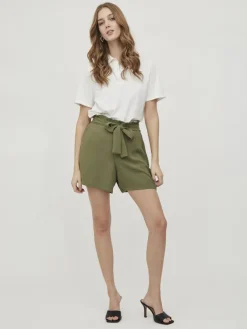 Vila Shorts*VIRASHA HWRX SHORTS - NOOS Four Leaf Clover