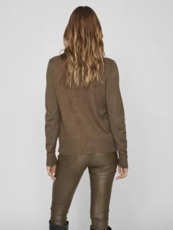 Vila Pullover & Sweatshirts*VIRIL CREWNECK L/S KNIT TOP - NOOS Crocodile