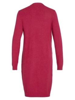 Vila Pullover & Sweatshirts*VIRIL LONG L/S KNIT CARDIGAN - NOOS dunkelrosa1