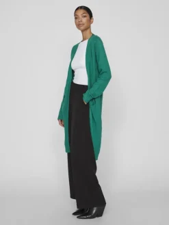 Vila Pullover & Sweatshirts*VIRIL LONG L/S KNIT CARDIGAN - NOOS Ultramarine Green