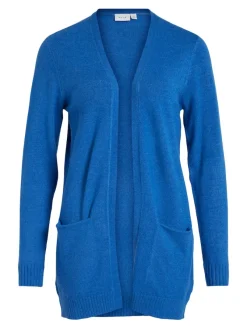 Vila Pullover & Sweatshirts*VIRIL OPEN L/S KNIT CARDIGAN - NOOS blau3