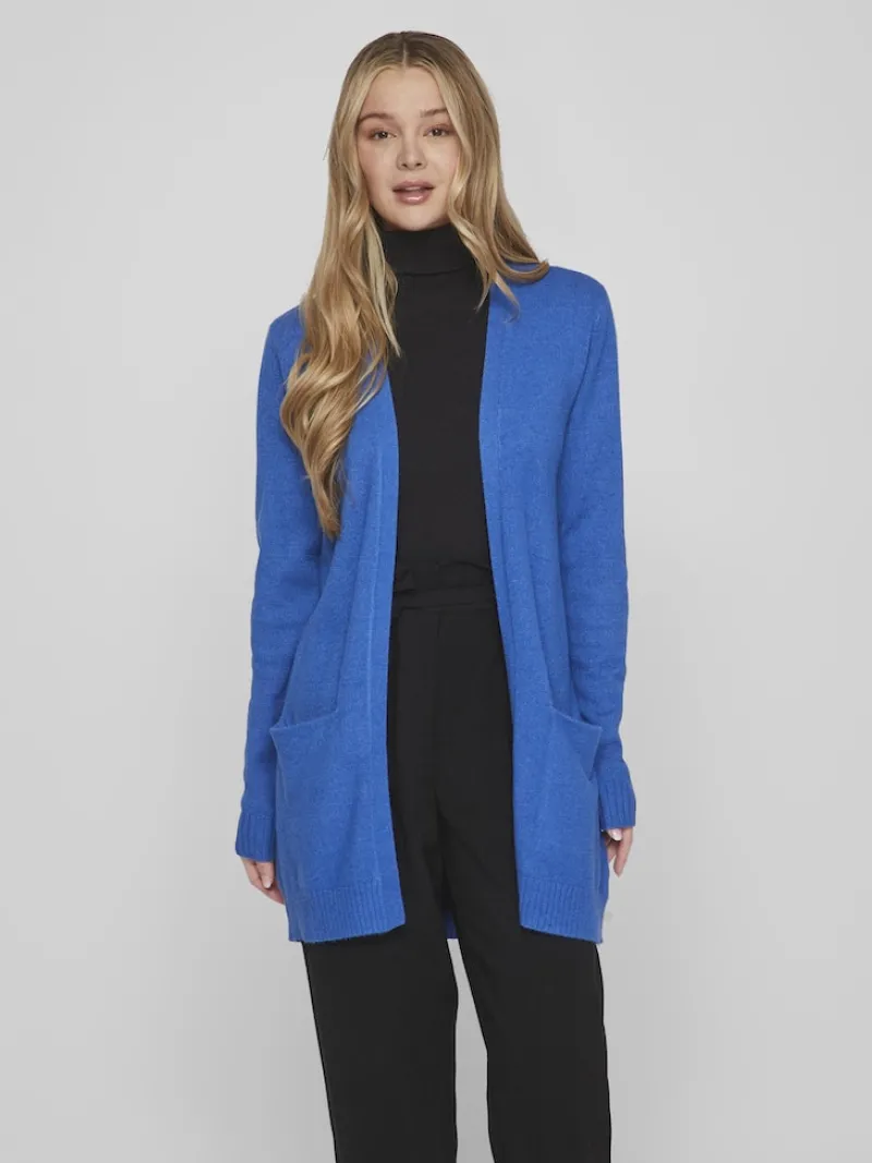 Vila Pullover & Sweatshirts*VIRIL OPEN L/S KNIT CARDIGAN - NOOS blau3