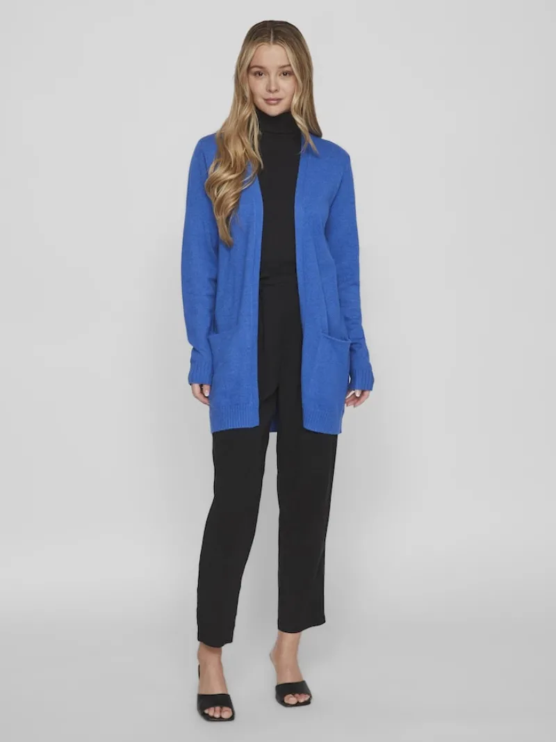 Vila Pullover & Sweatshirts*VIRIL OPEN L/S KNIT CARDIGAN - NOOS blau3
