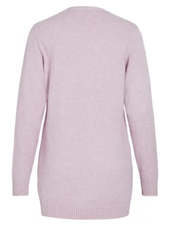 Vila Pullover & Sweatshirts*VIRIL OPEN L/S KNIT CARDIGAN - NOOS winsome orchid