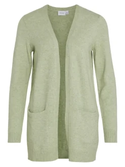 Vila Pullover & Sweatshirts*VIRIL OPEN L/S KNIT CARDIGAN - NOOS grün3