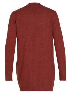 Vila Pullover & Sweatshirts*VIRIL OPEN L/S KNIT CARDIGAN - NOOS dunkelbraun1
