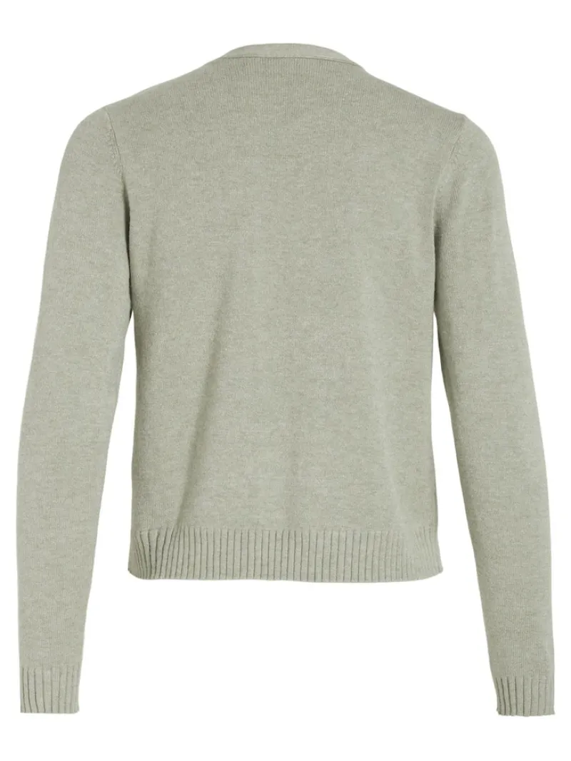 Vila Pullover & Sweatshirts*VIRIL SHORT L/S KNIT CARDIGAN-NOOS oil green