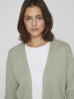 Vila Pullover & Sweatshirts*VIRIL SHORT L/S KNIT CARDIGAN-NOOS oil green