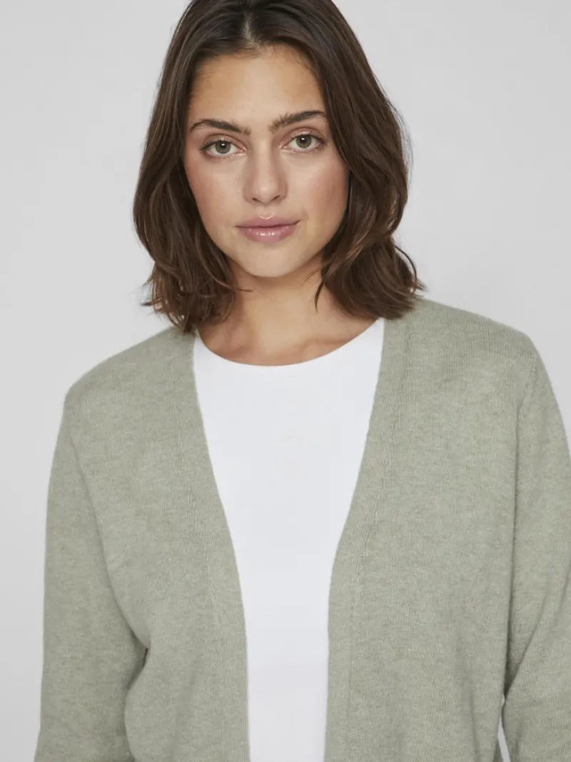 Vila Pullover & Sweatshirts*VIRIL SHORT L/S KNIT CARDIGAN-NOOS oil green