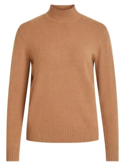 Vila Pullover & Sweatshirts*VIRIL TURTLENECK L/S KNIT TOP-FAV tigers eye