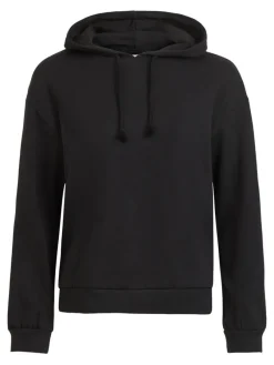 Vila Pullover & Sweatshirts*VIRUSTIE SWEAT HOODIE TOP - NOOS Black