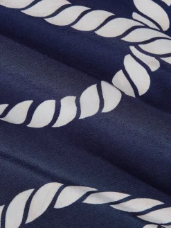 Tommy Hilfiger Röcke*VIS ROPE PRINT SHORT SKIRT coastal rope carbon navy