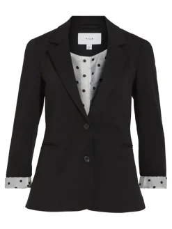 Vila Jacken*VISAGA L/S DOT DETAIL BLAZER/KA Black