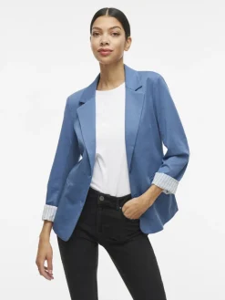 Vila Jacken*VISAGA L/S JERSEY BLAZER/3/KA coronet blue