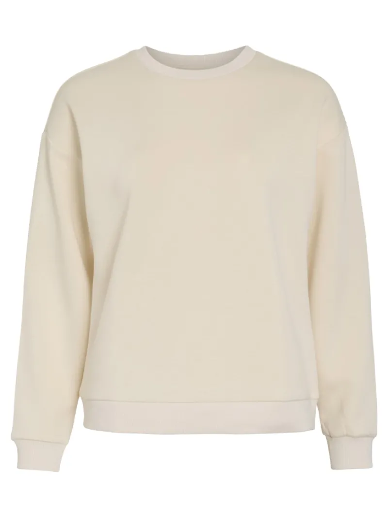 Vila Pullover & Sweatshirts*VISANDY L/S SWEAT TOP - NOOS birch