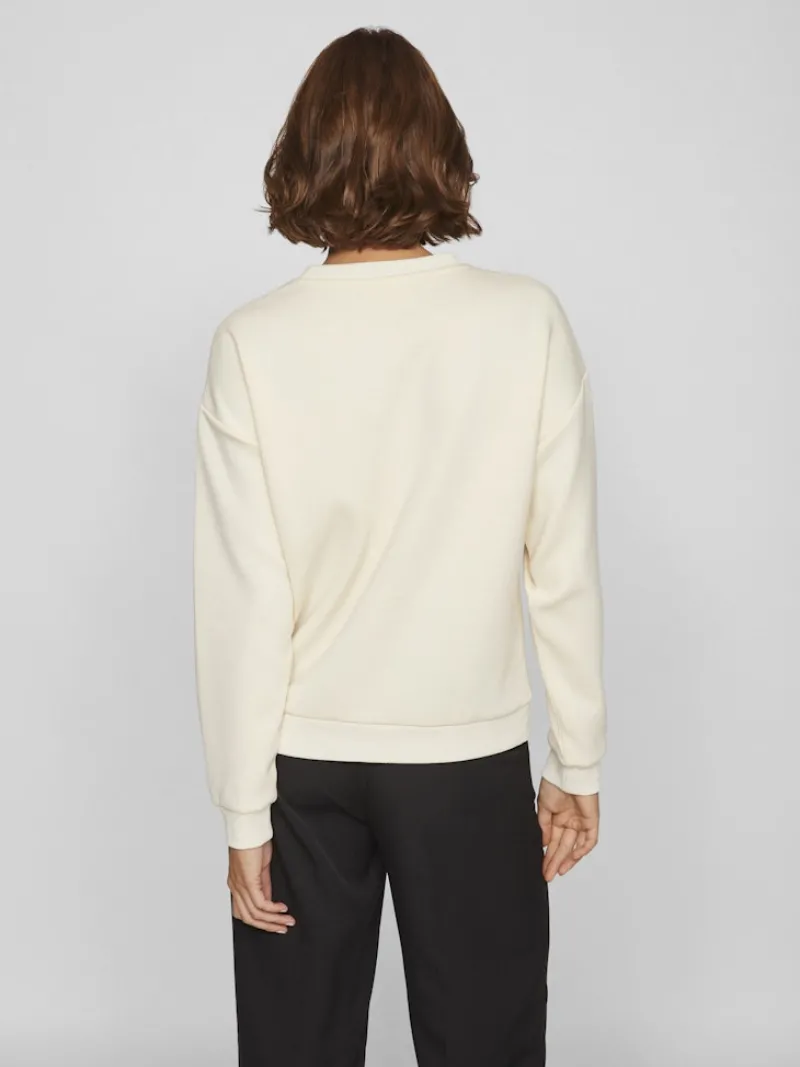 Vila Pullover & Sweatshirts*VISANDY L/S SWEAT TOP - NOOS birch