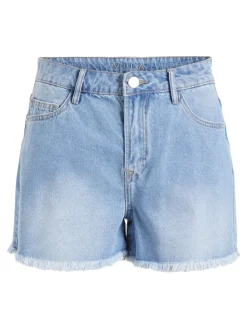Vila Shorts*VISARA LILIAN RW SHORT DENIM SHORTS Light Blue Denim