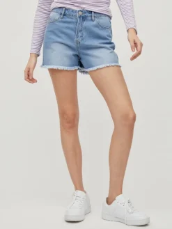 Vila Shorts*VISARA LILIAN RW SHORT DENIM SHORTS Light Blue Denim