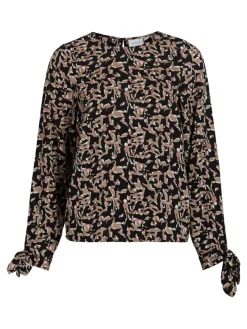 Vila Blusen*VISAVO L/S TOP / B Black