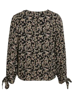 Vila Blusen*VISAVO L/S TOP / B Black