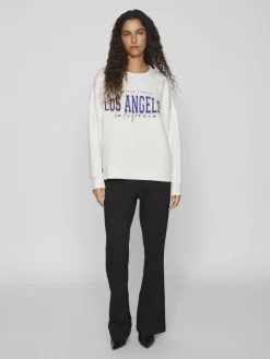 Vila Pullover & Sweatshirts*VISIF OVERSIZE SWEAT TOP optical snow1