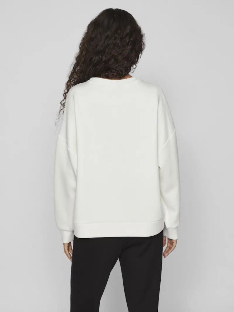 Vila Pullover & Sweatshirts*VISIF OVERSIZE SWEAT TOP optical snow1