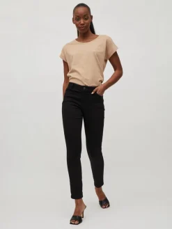 Vila Jeans*VISKINNIE GY RW SKINNY JEANS BLK/SU-NOOS Black Denim