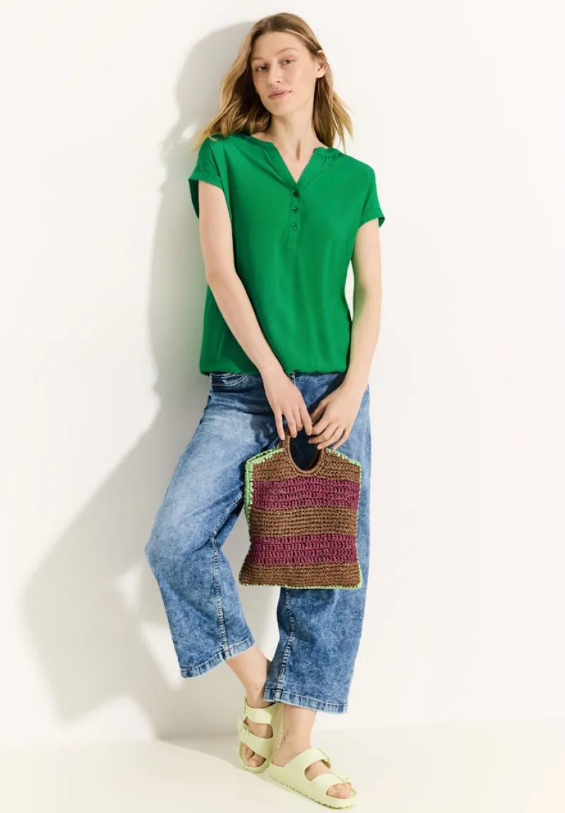 Cecil Blusen*Viskose Bluse fresh apple green